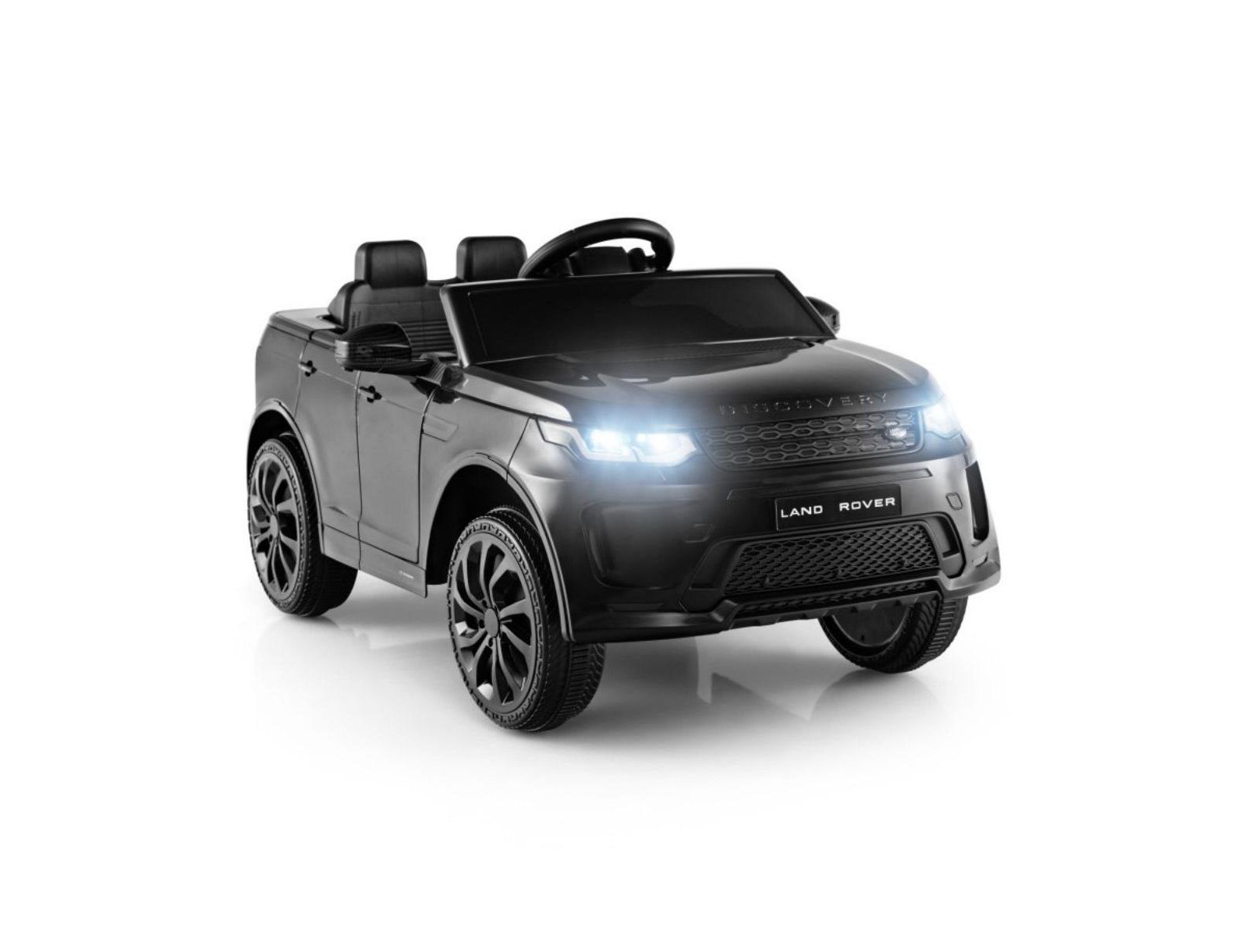 12V Kids Ride On Car with Remote Control Lockable Doors Slow Start System and LED Lights-Pink