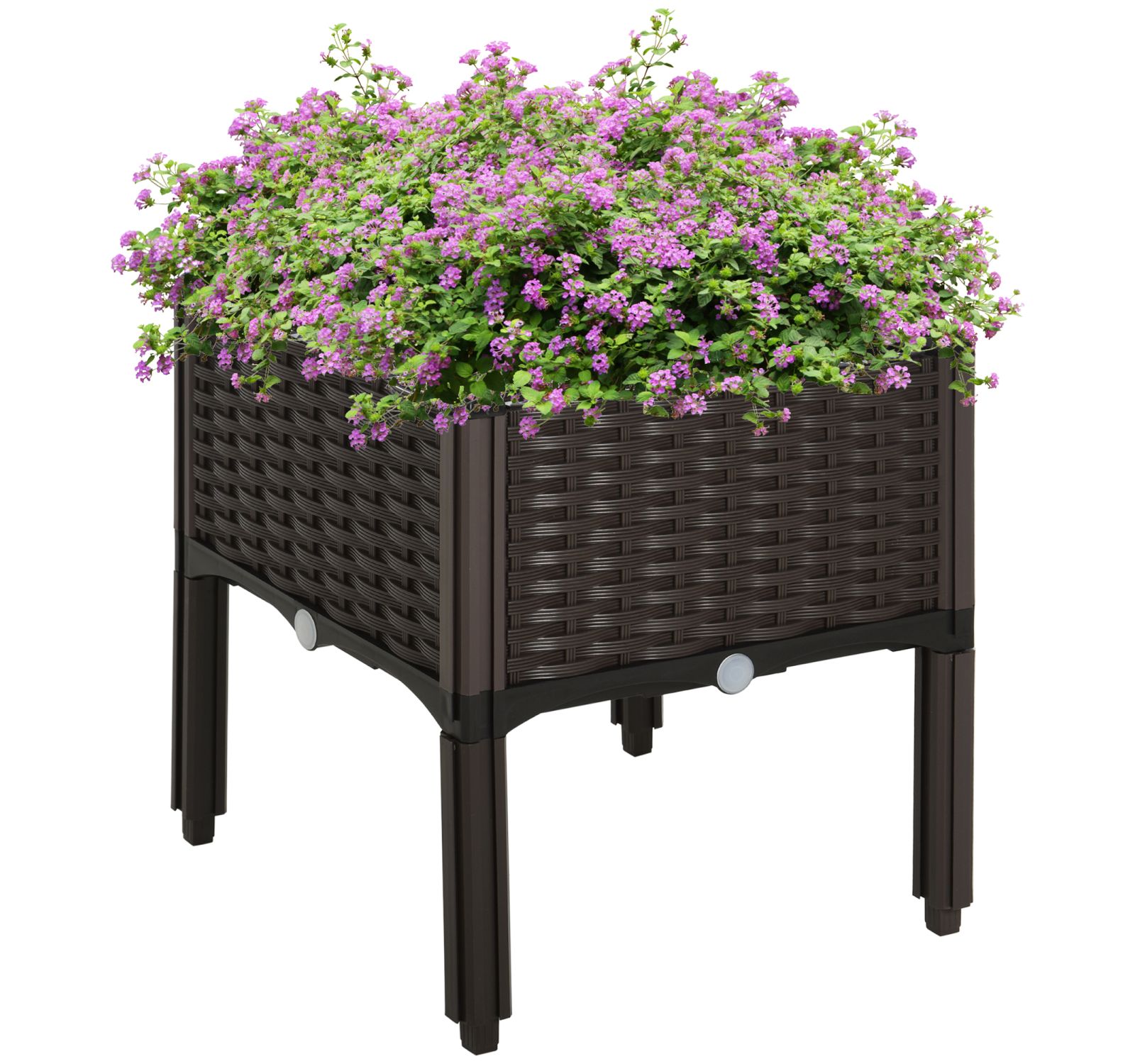 Elevated Self-Watering Raised Garden Bed for Plants & Veggies