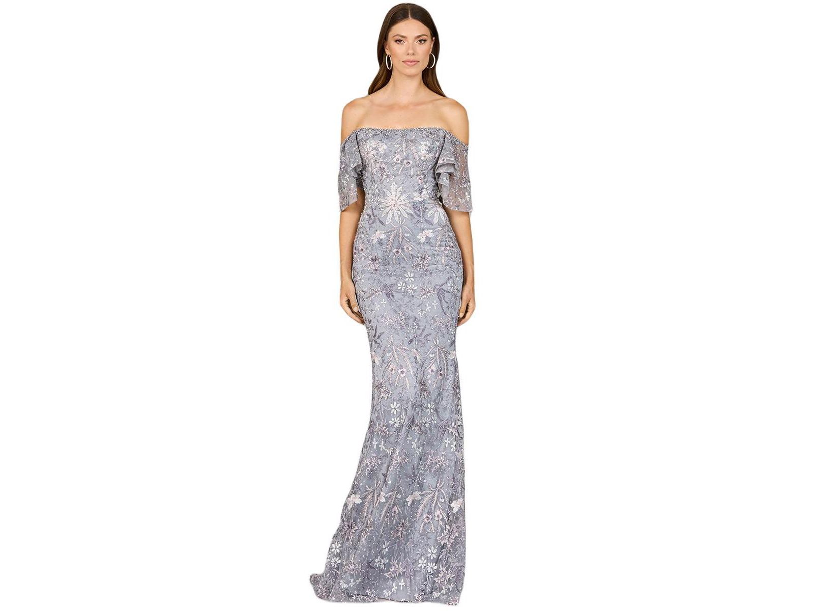 Женское элегантное вечернее платье Lara Off Shoulder Embellished Gown