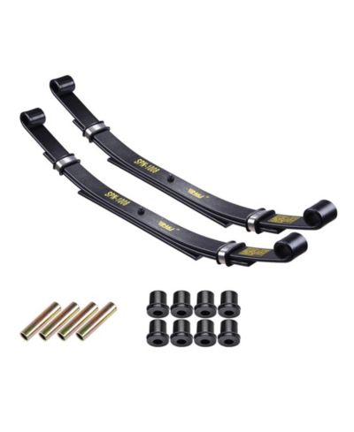 Yescom Set of 2 Rear Leaf Springs for Club Car DS Golf Cart Heavy Duty Dual Action with Bushings