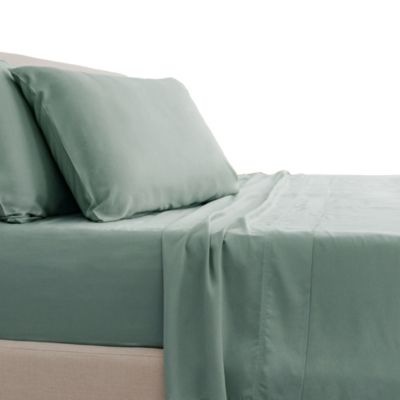 CARILOHA Classic 100% Bamboo Viscose Sheets - 3-Piece Twin Sheet Set - 18 in Extra Deep Pockets - OEKO-TEX Standard 100 - Tahitian Breeze