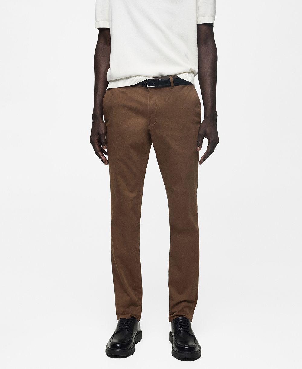 MANGO Мужские брюки чинос Slim-Fit Serge