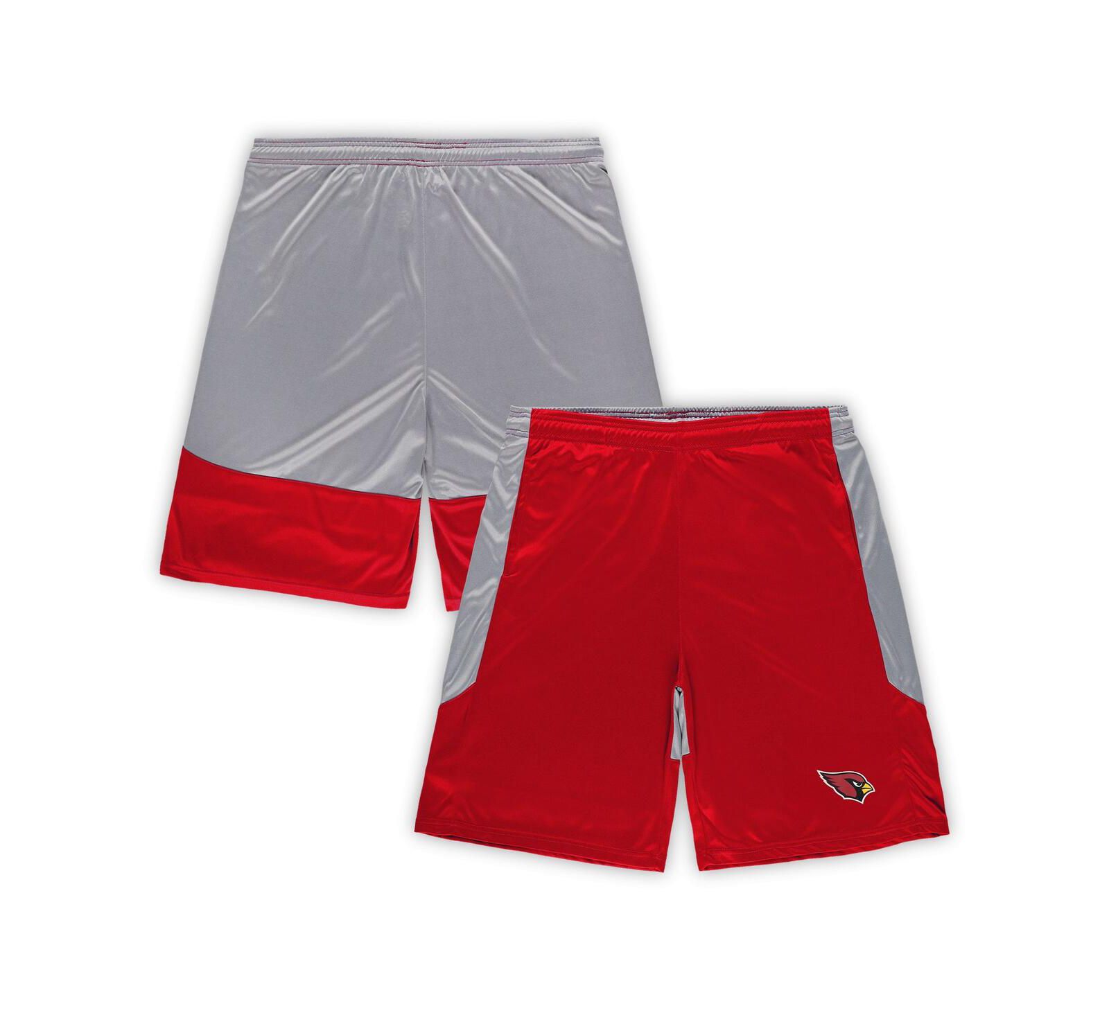 Шорты Fanatics Men's Cardinal Arizona Cardinals Big & Tall Team Logo Shorts