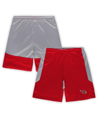Fanatics Men's Cardinal Arizona Cardinals Big & Tall Team Logo Shorts