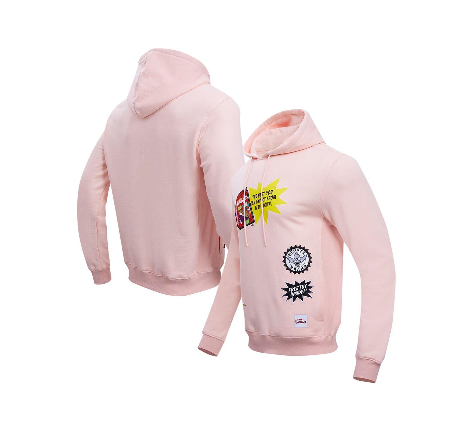 Мужская толстовка Freeze Max Light Pink The Simpsons Krusty O's Pullover Hoodie