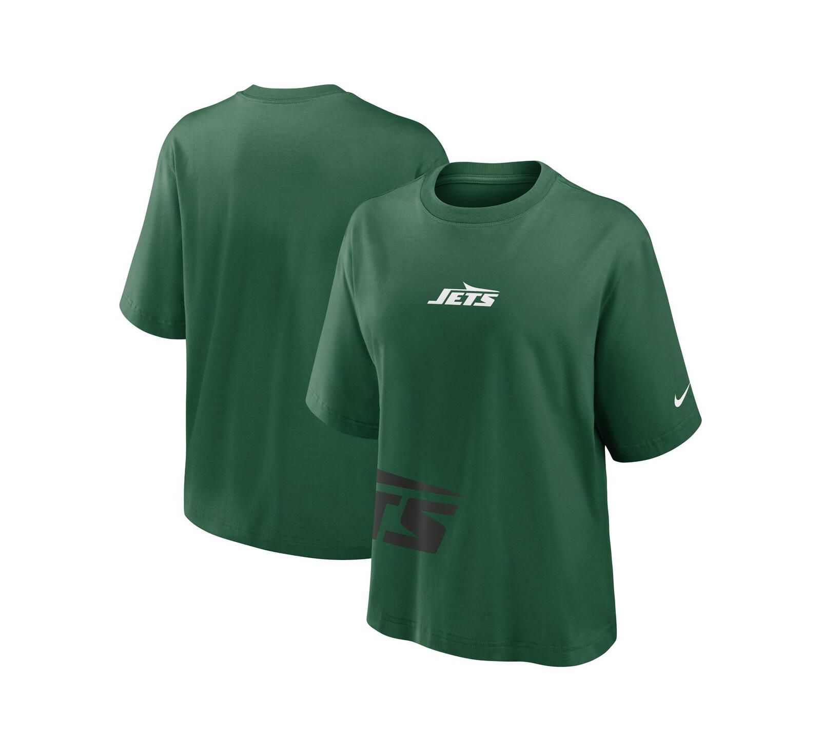 Nike Women's Green New York Jets Boxy T-Shirt
