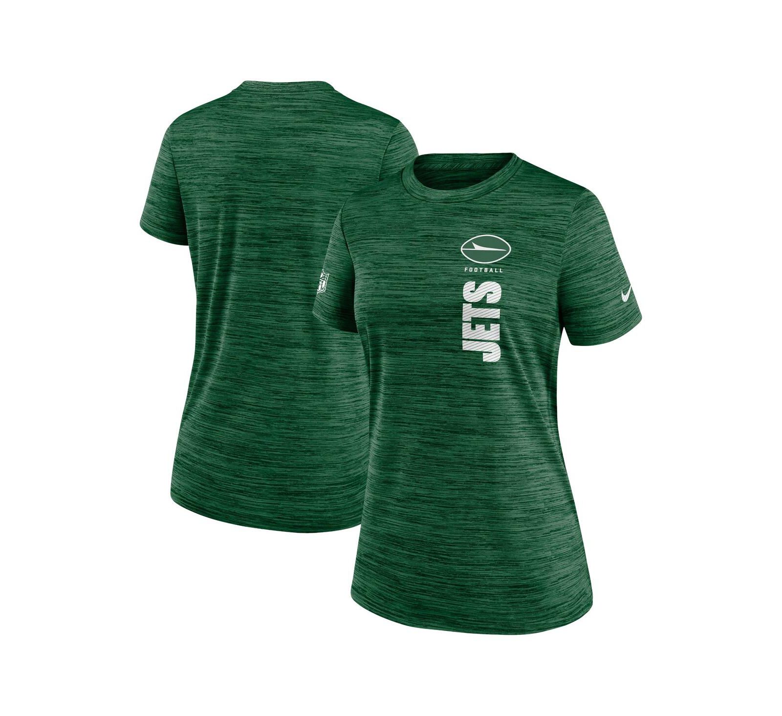 Nike Женская футболка New York Jets Velocity Performance Green