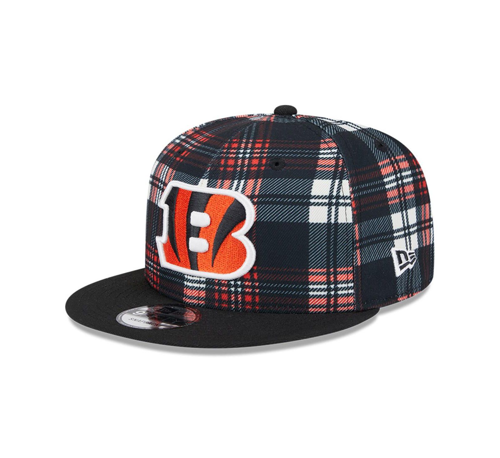 Мужская кепка New Era Black Cincinnati Bengals 2024 Sideline Statement 9FIFTY Snapback