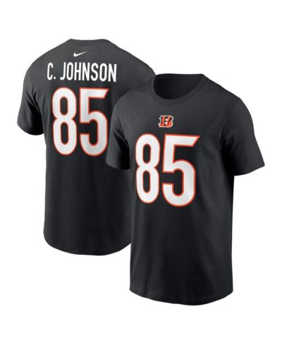 Nike Men's Chad Johnson Black Cincinnati Bengals Retired Player Name & Number T-Shirt
