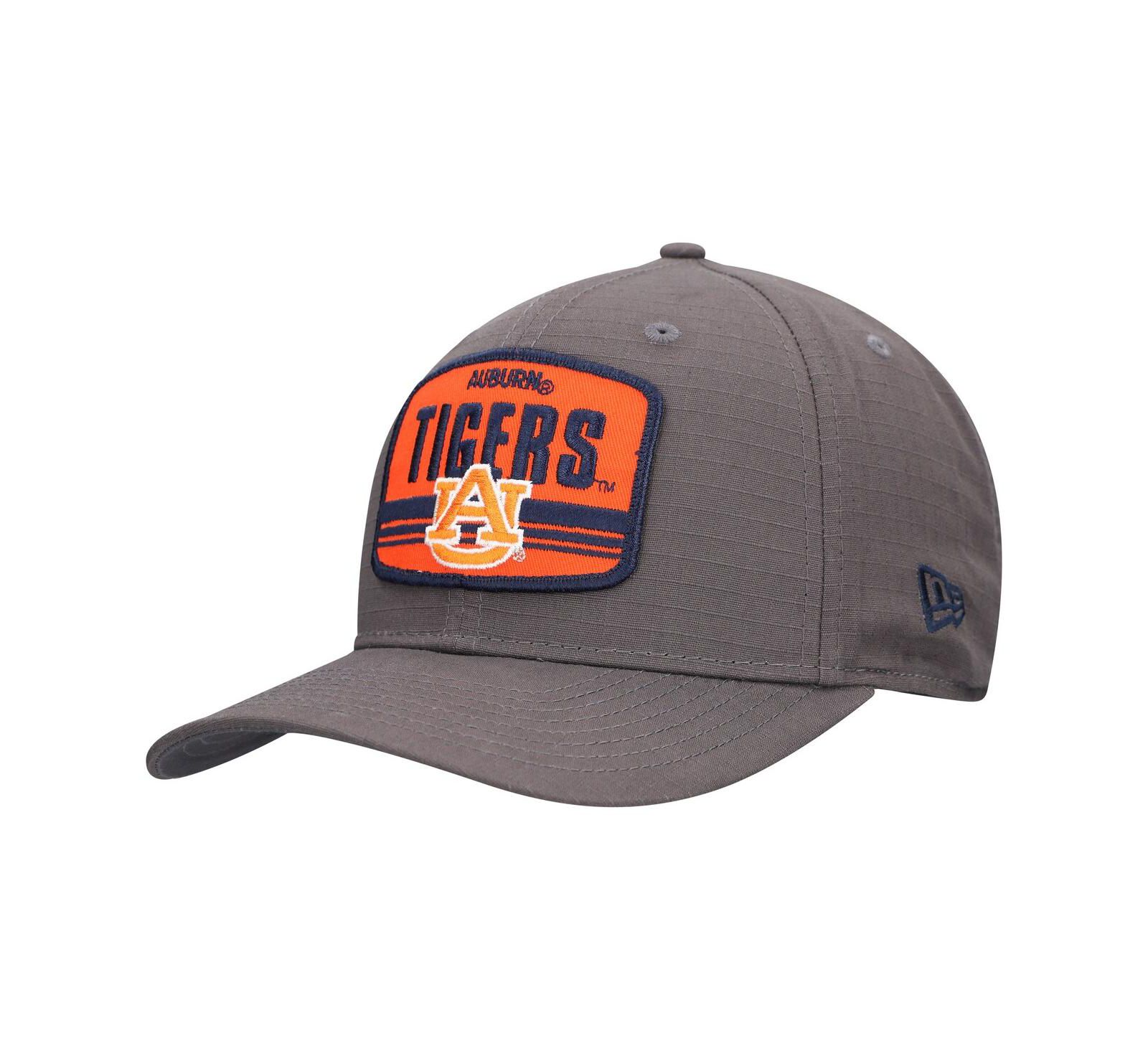 New Era Men's Charcoal Auburn Tigers Team Elevated 9SEVENTY Adjustable Hat