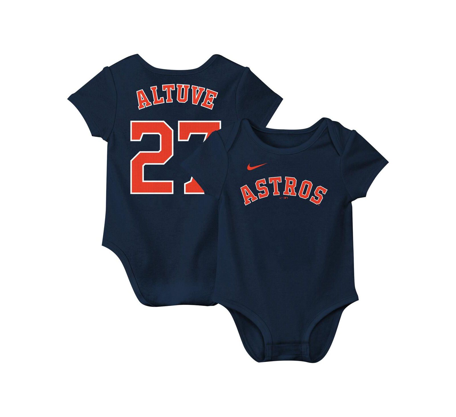 Nike Детский боди Nike Baby Jose Altuve Navy Houston Astros Fuse Name & Number