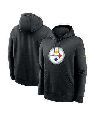 Мужское худи Nike Black Pittsburgh Steelers Club Logo Pullover