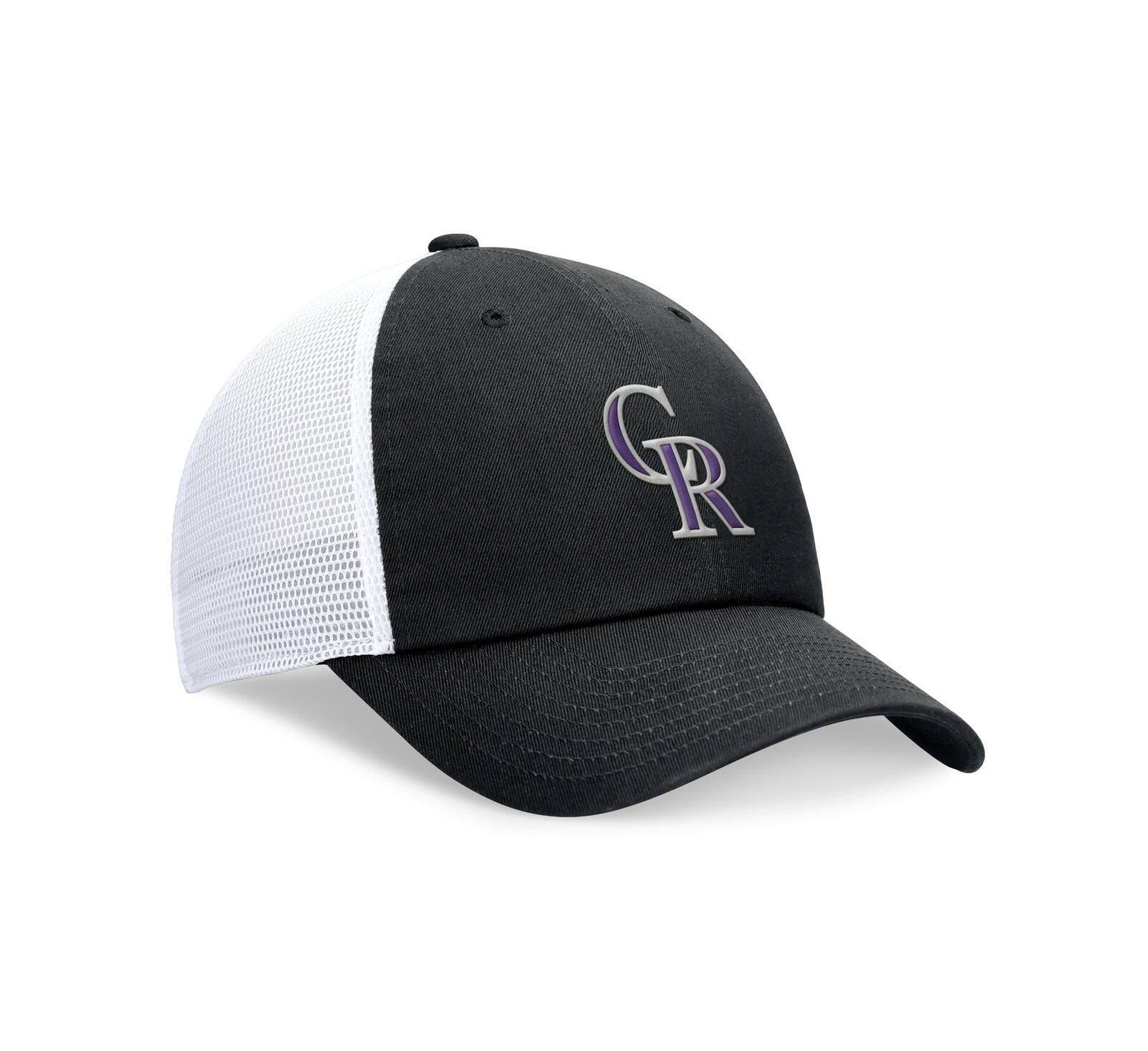 Nike Men's Black Colorado Rockies Club Trucker Adjustable Hat