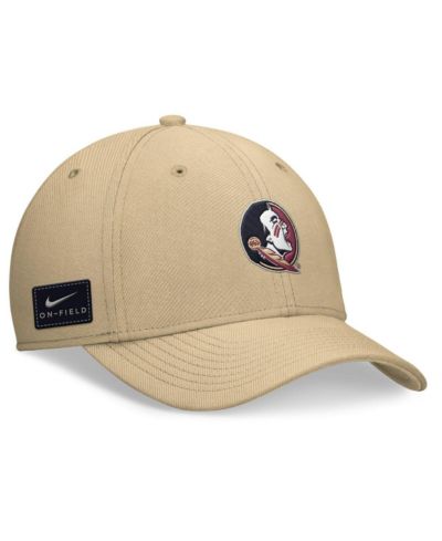 Мужская кепка Nike Florida State Seminoles 2024 On-Field Swoosh Flex, золотая