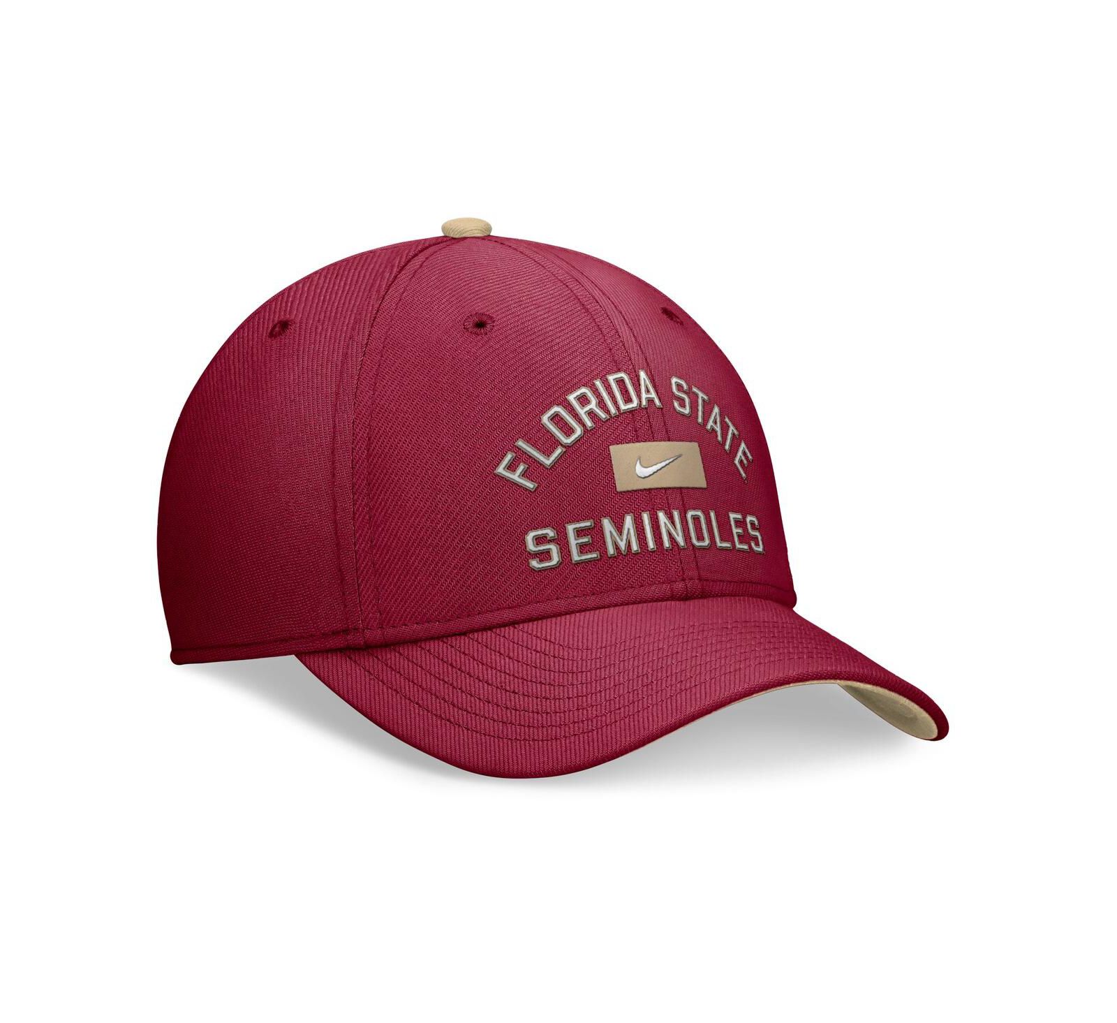 Мужская кепка Nike Garnet Florida State Seminoles Primetime Swoosh Flex