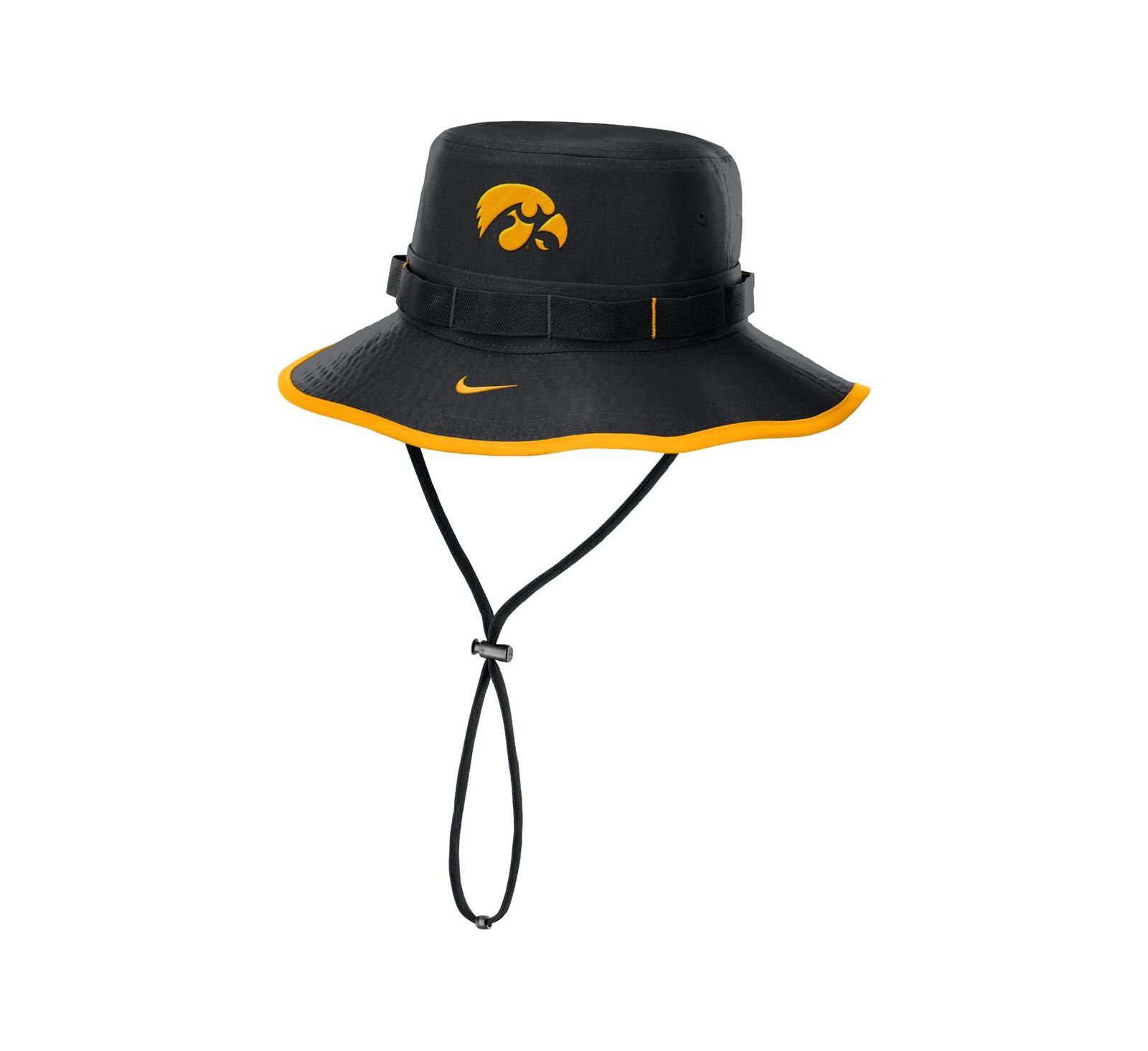Nike Men's Black Iowa Hawkeyes 2024/25 On-Field Apex Performance Boonie Bucket Hat