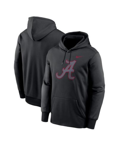 Мужской флисовый пуловер Nike Alabama Crimson Tide, черный