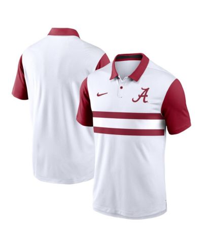 Мужское поло Nike White Alabama Crimson Tide Primetime Campus Vapor Performance