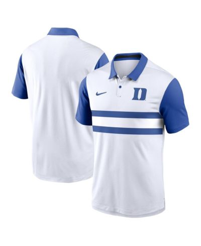 Nike Мужская спортивная рубашка-поло Duke Blue Devils Primetime Campus Vapor, белый цвет