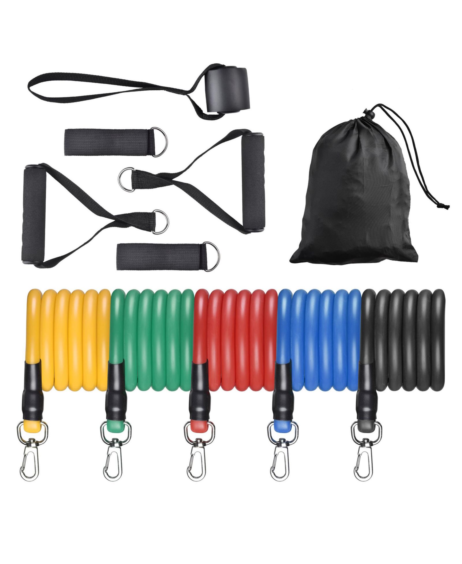 Набор эспандеров Yescom 5 Tubes Resistance Bands Set