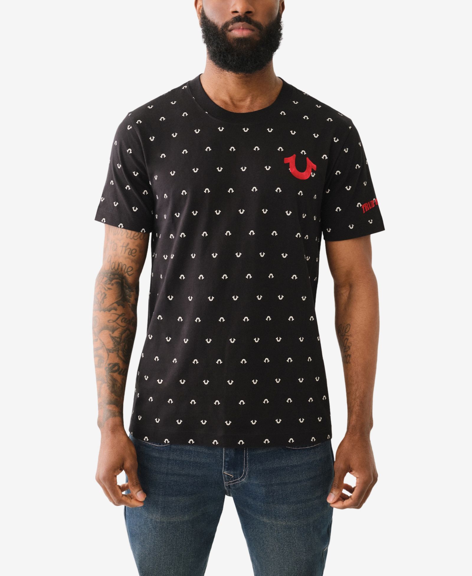 True Religion Men's Horseshoe Logo T-Shirt