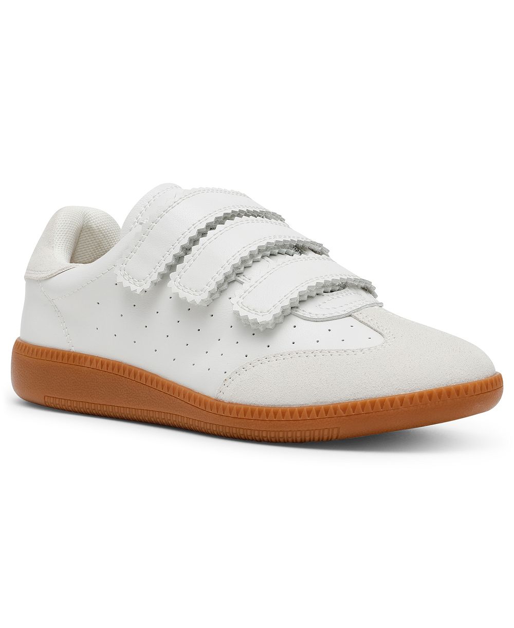Steve Madden Women's Momentum Round Toe Adjustable-Strap Sneakers