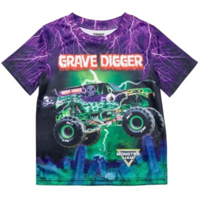 Monster Jam Boys'(10-20) Athletic Short Sleeve T-Shirt