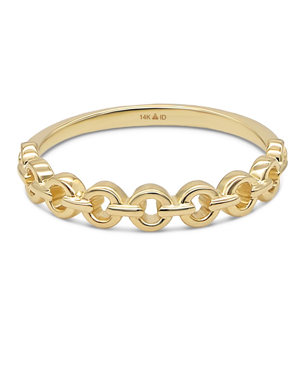 Кольцо Devata Cable Link Ring в 14K Gold