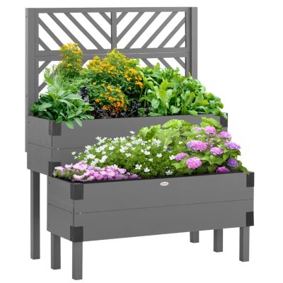 Streamdale Furniture садовая грядка 2-х ярусная деревянная