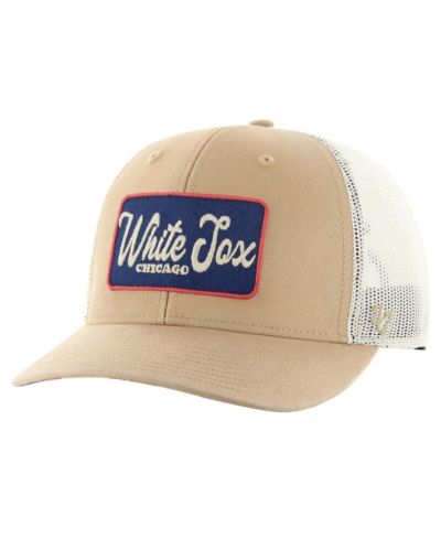 '47 Brand Men's Khaki Chicago White Sox Glory Daze Trucker Adjustable Hat