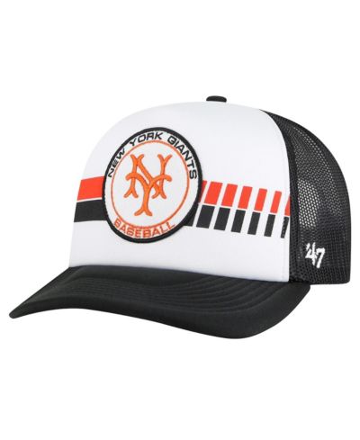 '47 Brand Men's White/Black San Francisco Giants Cooperstown Collection Pack Express Trucker Adjustable Hat