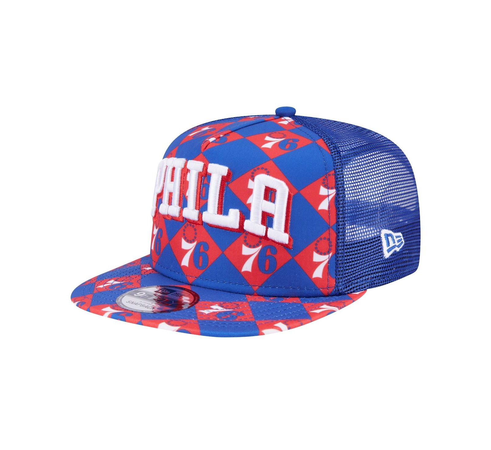New Era Мужская кепка A-Frame Trucker 9FIFTY Philadelphia 76ers