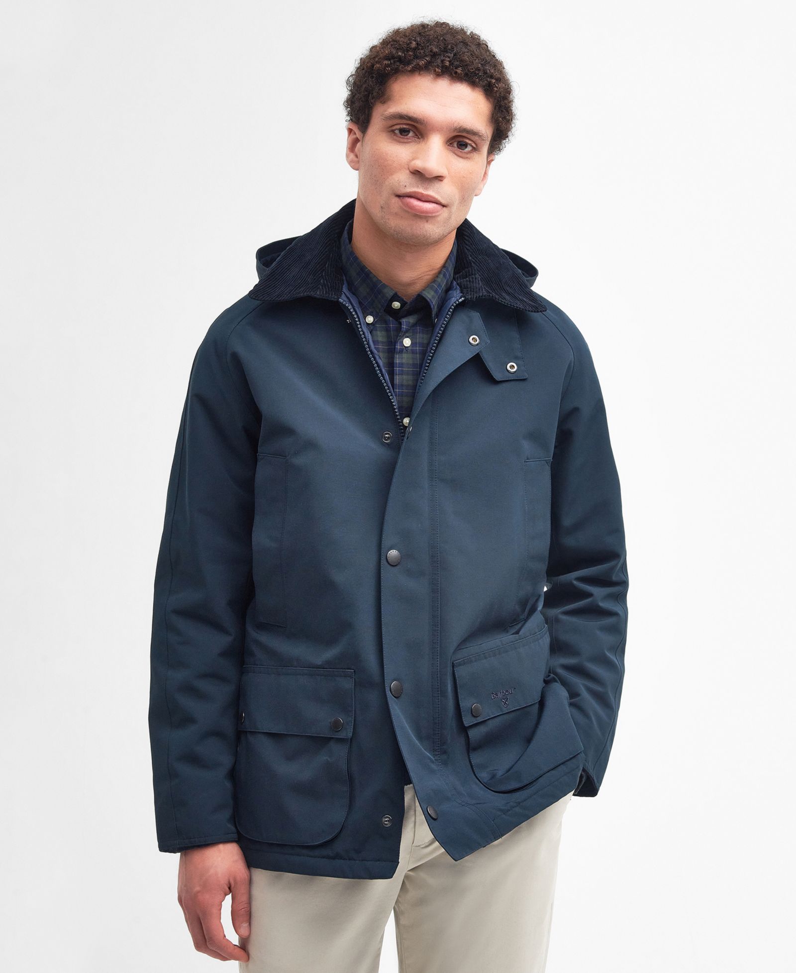 Barbour Men's Ashby Waterproof Hooded Wax Jacket