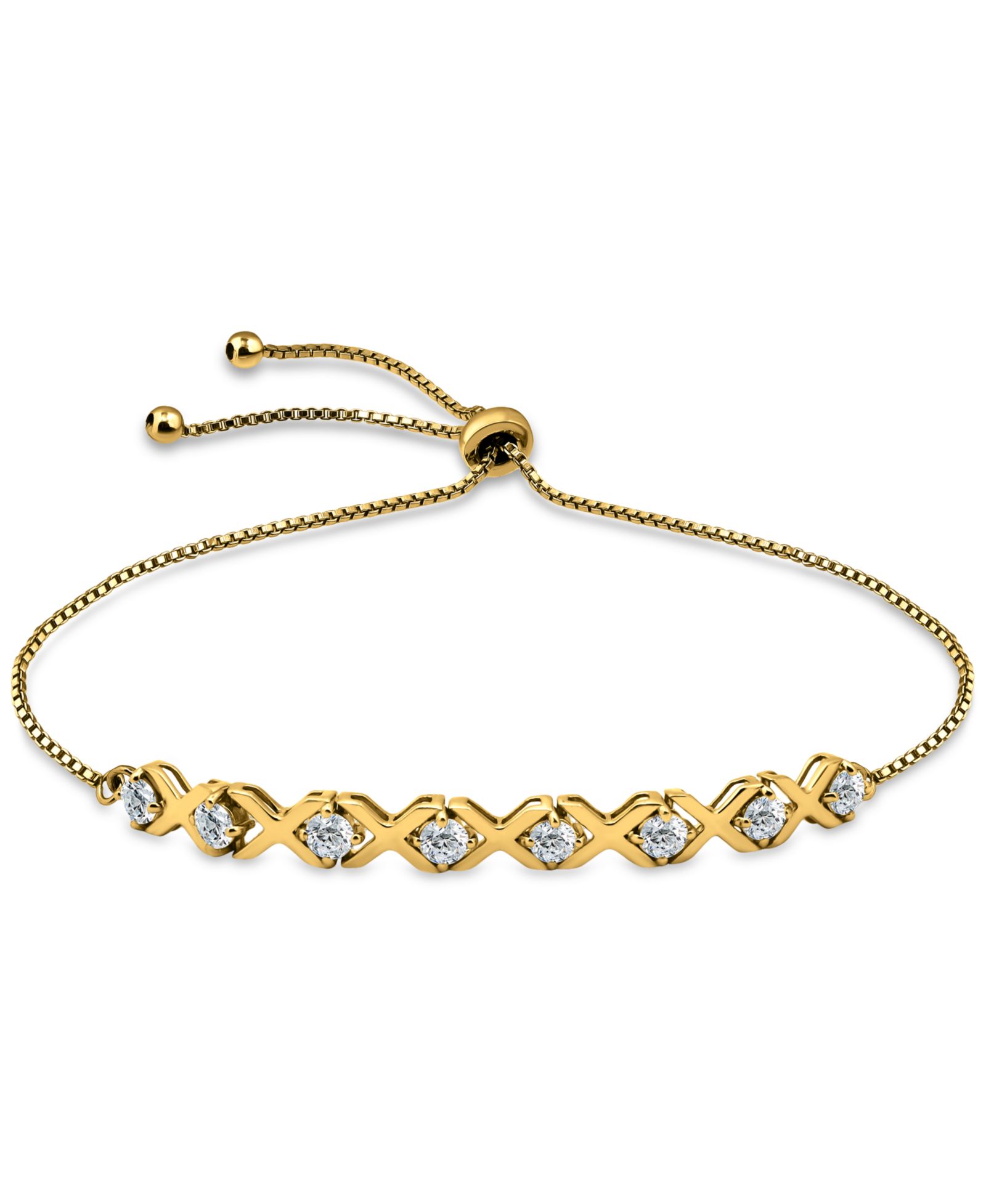 Браслет Giani Bernini Cubic Zirconia XO Bolo
