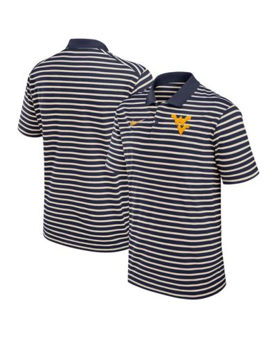 Мужское поло Nike West Virginia Mountaineers Primetime Victory Striped Performance