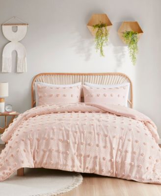 Комплект постельного белья Intelligent Design Lucy Clip Jacquard 3-Piece Comforter Set, King/California King