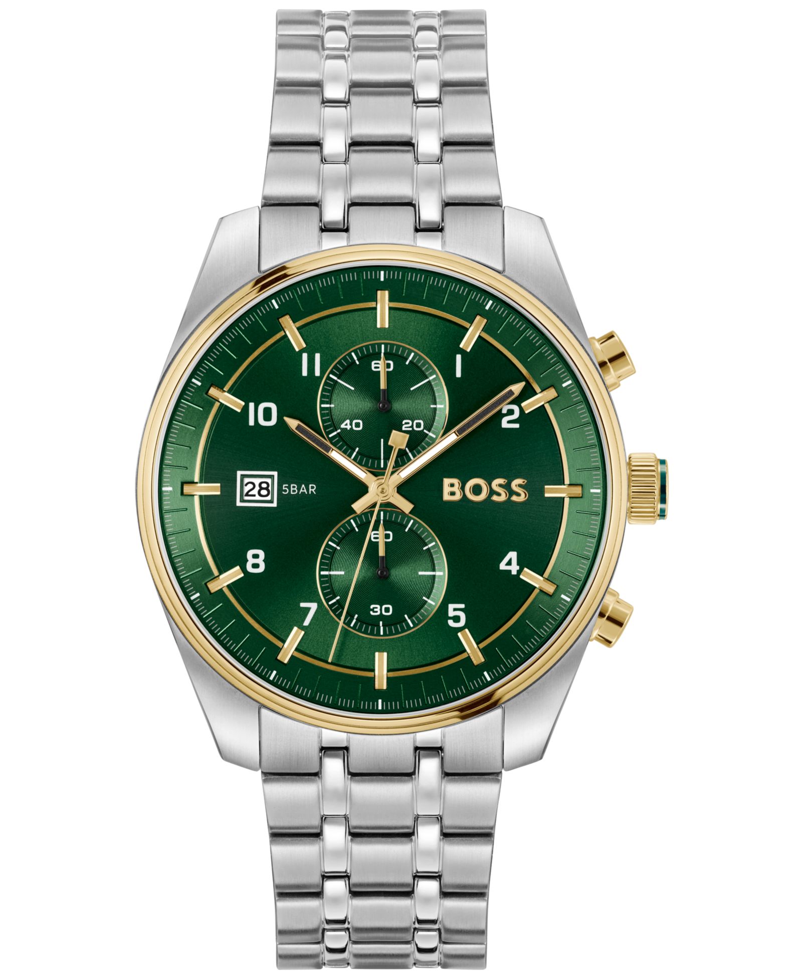 Мужские часы Hugo Boss Sky Traveler Quartz Fashion Chrono Stainless Steel 44mm