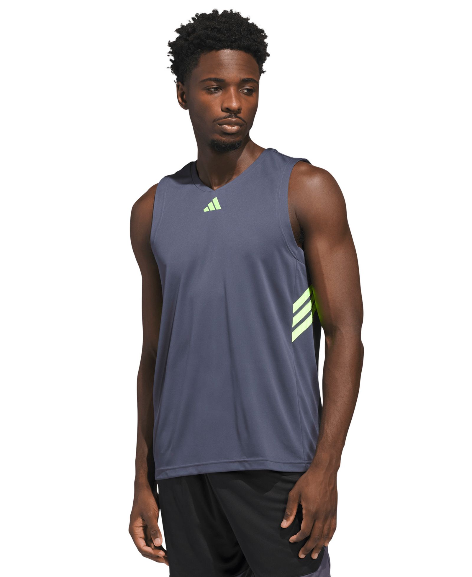 adidas Men's Basketball Logo Graphic Tank Top