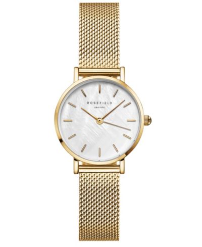ROSEFIELD Женские часы Rosefield Small Edit, золотистая сталь, 26mm
