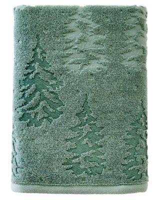 Полотенце для ванной SKL Home Wispy Trees Jacquard Cotton, 25" x 50"