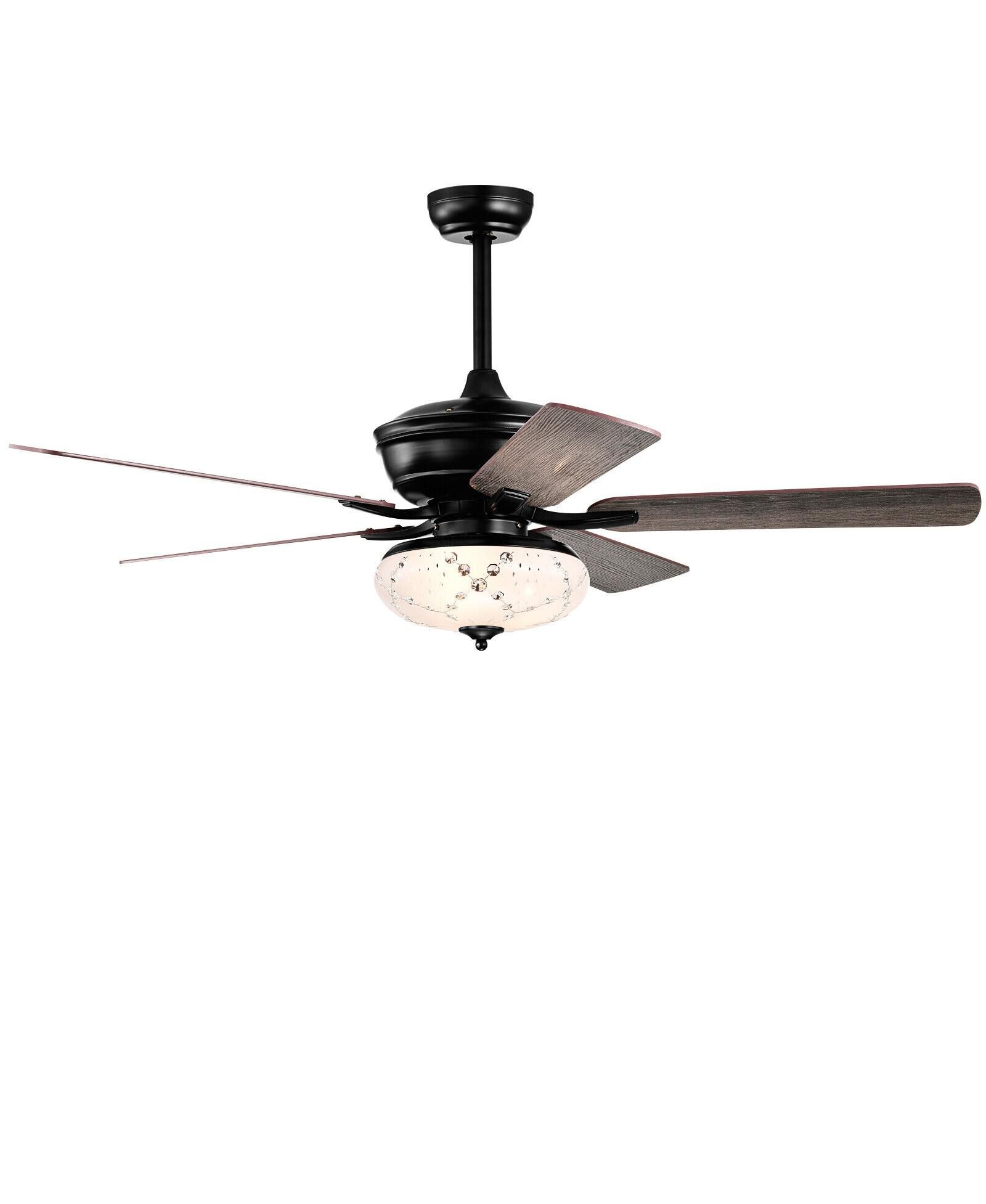 SUGIFT 52 Inch 3 Wind Speeds and 5 Reversible Blades Ceiling Fan