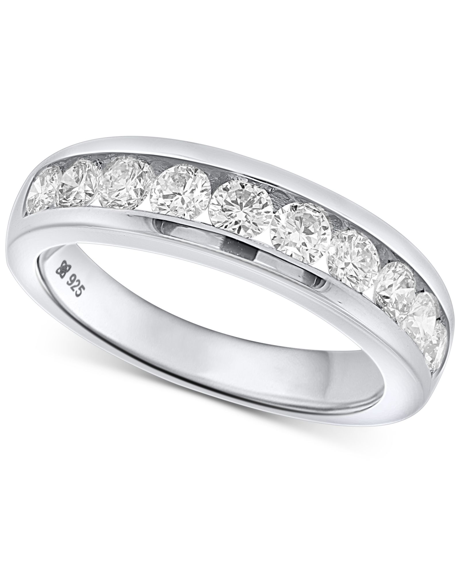Forever Grown Diamonds Кольцо с бриллиантами, Sterling Silver или 14k Gold-Plated Sterling Silver