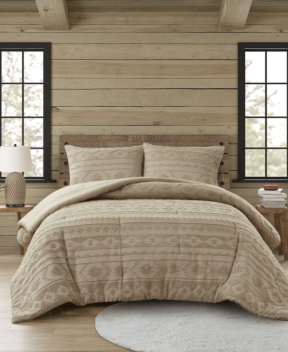 Woolrich Breckenridge Chenille Oversized 3-PC. Comforter Set, King/California King