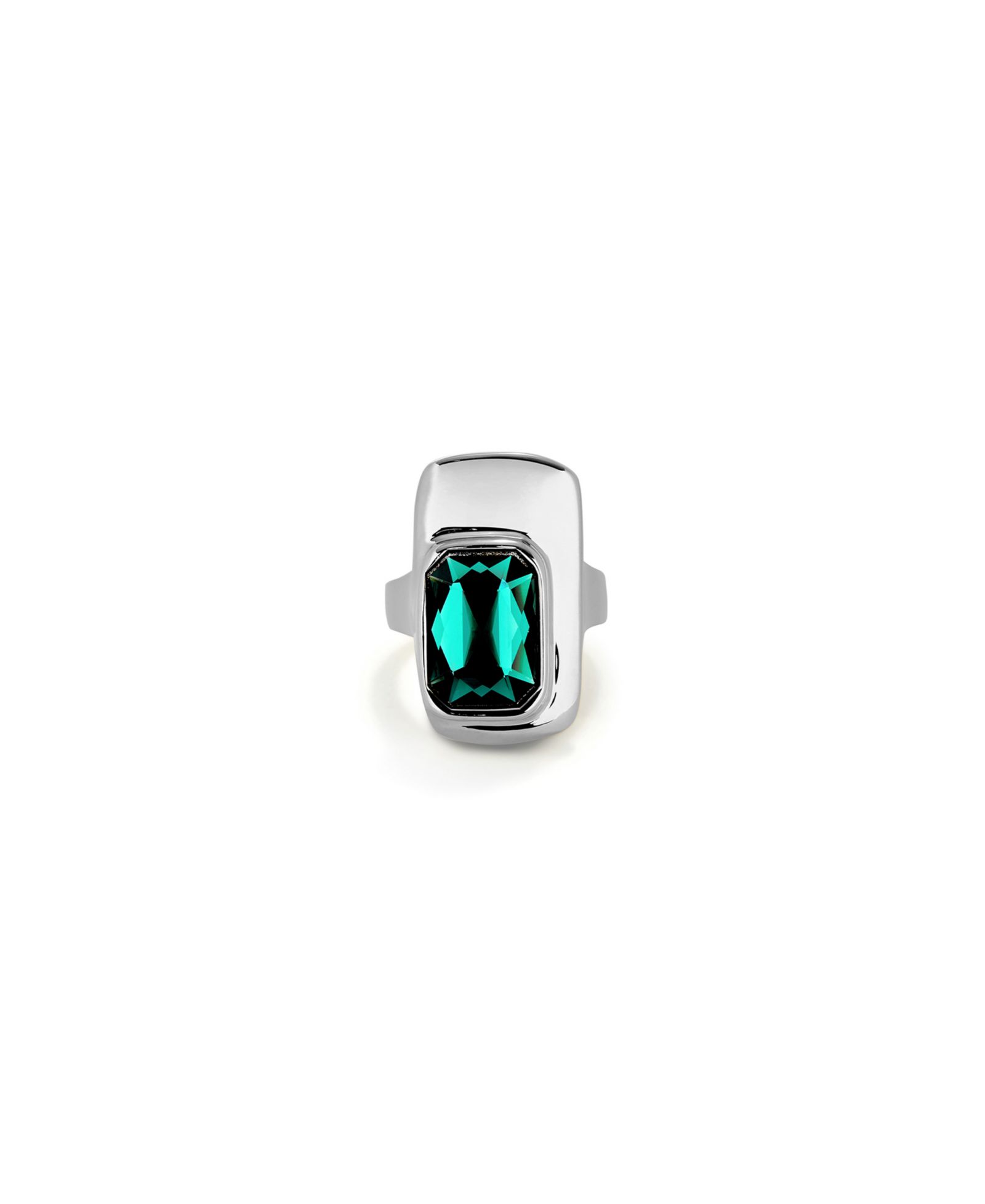 Кольцо UNOde50 Green Faceted Crystal