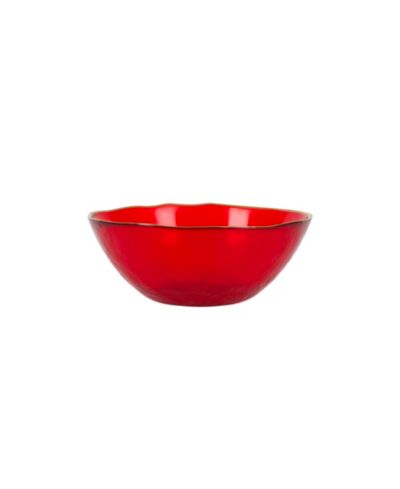VIETRI Holiday Glass Berry Bowl