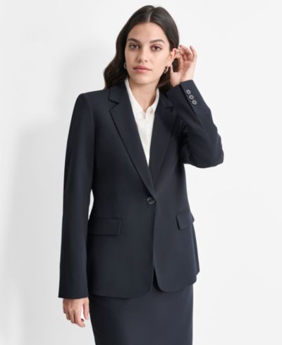 Женский однопуговичный блейзер DKNY Long-Sleeve