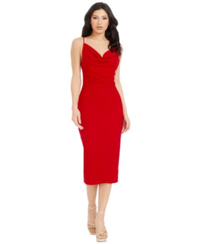 Платье Dress the Population Women's Nikki Cowl Neck Low-Back