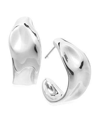 Серьги-кольца And Now This Silver, Gold Plated Brass