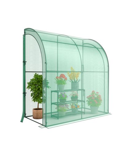 SKONYON теплица 7 x 3.5 x 7 футов с полкой для цветов