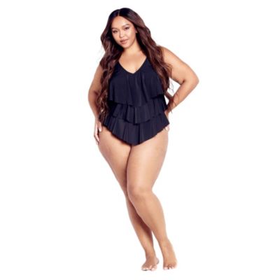 AVENUE Women's Pia V-Tiered One Piece